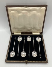 6 Art Deco 1931 Sterling