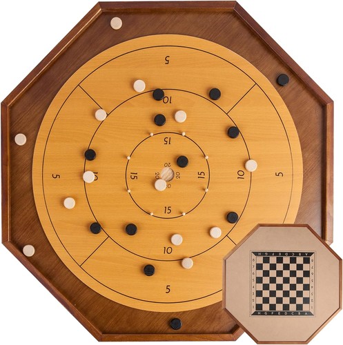 Inch wooden crokinole board - inch,