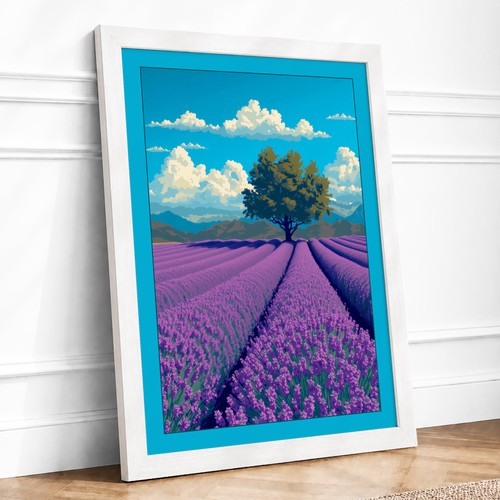 Tree lavender fields - tree,