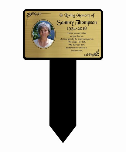 Memorial photo plaque - photo,