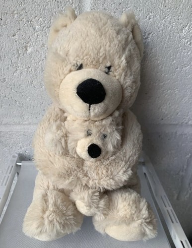 Cute cream plush teddy - cream,