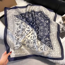 Ladies Silk Feel Paisley Print