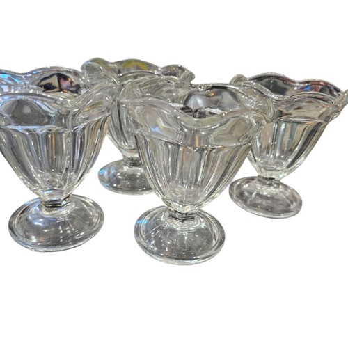 Ice cream sundae glass set - ice,
