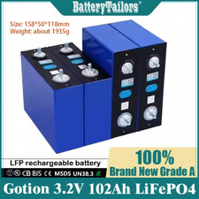 New 3.2V 102Ah Lifepo4 Battery