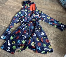 Boys Marvel Dressing Gown By Primark Age 7-8 Years FREE Tracked Del UK
