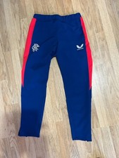 mens GLASGOW RANGERS tracksuit bottoms - size L great condition