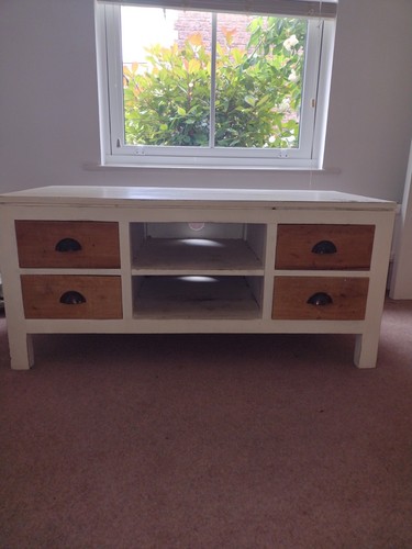 Vintage paintedlow chest with - vintage,