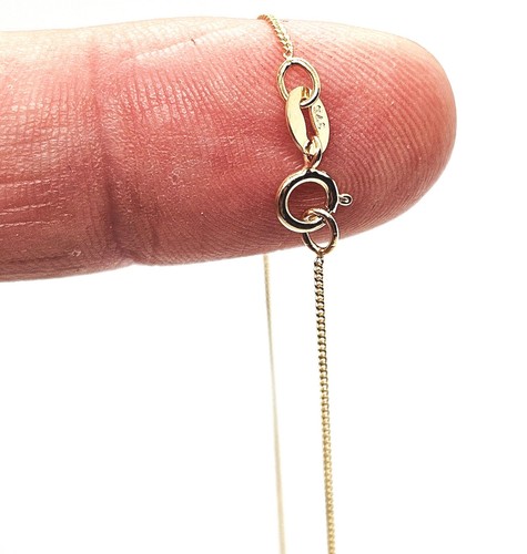 Gold chain necklace 375 - gold,