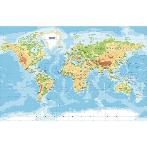 World the map canvas - a2,