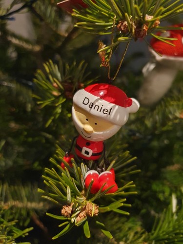 Daniel santa claus bauble - claus, 3d