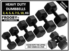 PVC HEX DUMBBELLS DUMBBELL WEIGHT SET HAND WEIGHTS CONCRETE PLASTIC BODY STRONG