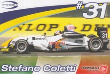 Stefano Coletti World Renault Series Promo Card Prema Racing Team.