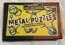Retro Range Toys and Games Metal Puzzles