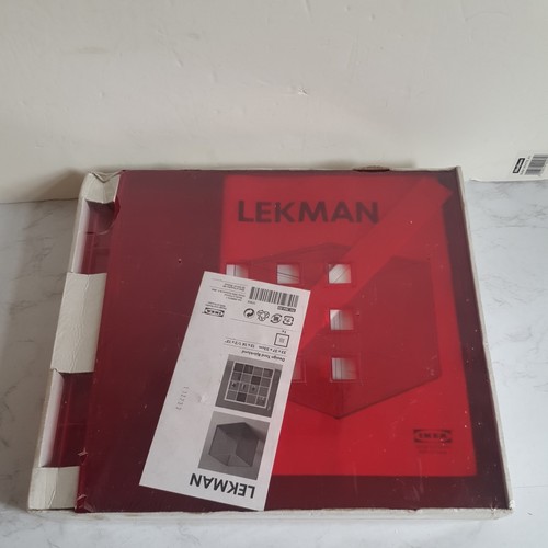 Ikea lekman red mini drawers - ikea,