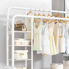 Heavy duty clothes rail - rail, 120kg