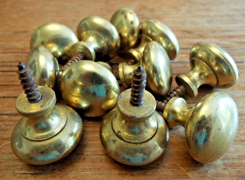Recliamed 28mm dia brass screw - 28mm,