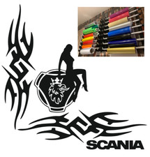 SCANIA truck decals x 2. van