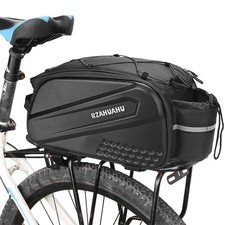 Bicycle Rear Rack Seat Bags Bike Storage Pannier Trunk Saddlebags Waterproof UK