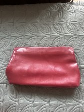 ASOS red patent clutch bag