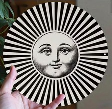 "Fornasetti's Sun" Metal Plate