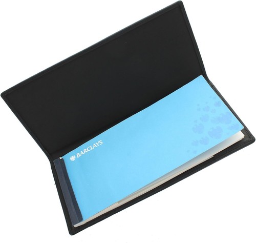 Ashlie leather business cheque - leather,