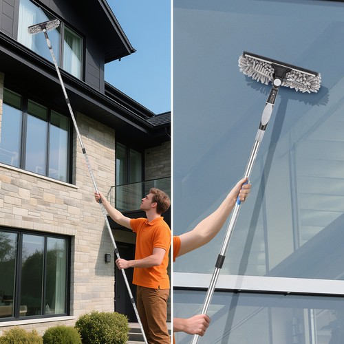 Telescopic squeegee - 4.3m,