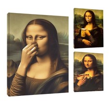 Mona Lisa Funny Bathroom Wall