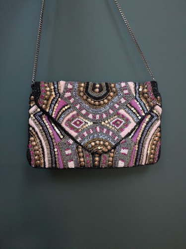 Atmosphere boho beaded - boho, clutch