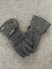 Schoeller Keprotec Gloves Leather Medium 7 9 Black motorcycle Thinsulate  