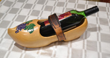 Wine Bottle Holder large wooden clog Macon France Shoe French