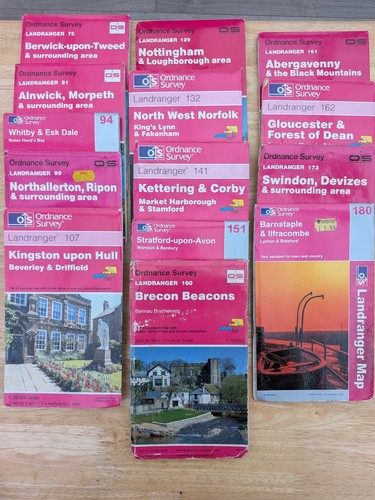 Ordnance survey maps bundle - ordnance,