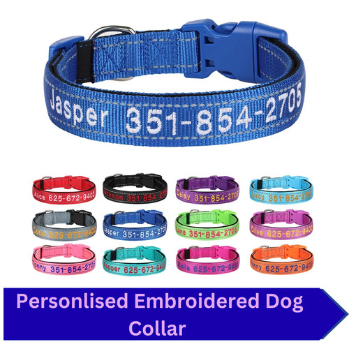Personalised embroidered dog - personalised,