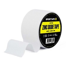 Zinc Oxide Tape - 4 Sizes - White Medical Clinical Tape, Athletic Strapping 