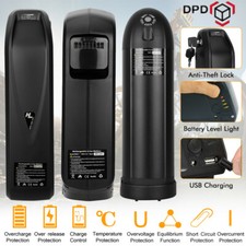 36V/48V E-Bike Battery Li-ion Rechargeable Battery Safety W/ Anti-theft Lockable