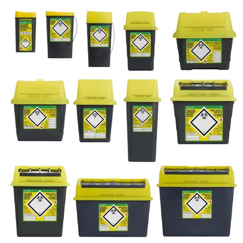 Sharpsafe sharps waste bin box - waste,