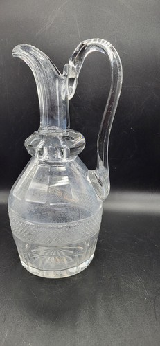 Antique crystal jug height - antique,