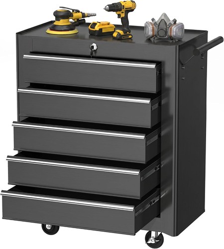 Homcom drawer steel - steel, tool