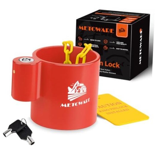 5th wheel king pin lock - wheel, for