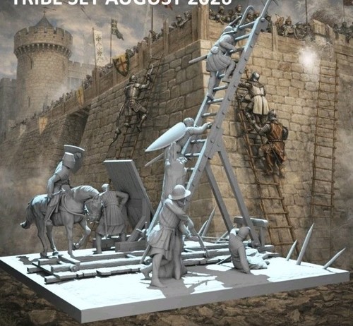 Scale castle siege - castle,