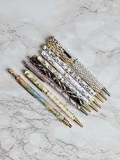 Vintage New Pen Bundle Job Lot x 9 – 2000s, Decorative, Cats, Music, Flowers