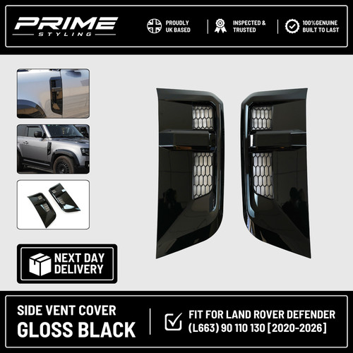 Land rover defender side - rover, vent