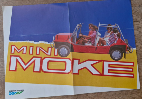 C1990 mini moke sales - c1990,