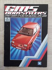 Vauxhall-Opel GMS Body Kits Brochure 1984 - Nova Chevette Astra Cavalier Manta