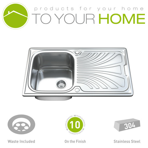 Stainless steel kitchen - stainless, sink