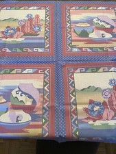 Southwest Pastel Fabric Pillow Panel VIP Cranston Print  Cactus Pottery