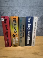 Lot of 5 Tom Clancy Hard Cover