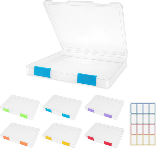 Pcs file box clear - box,