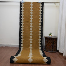 Moroccan Vintage Kilim Rug aztec kilim Runner Wool Jute Rug Stair kilim rug