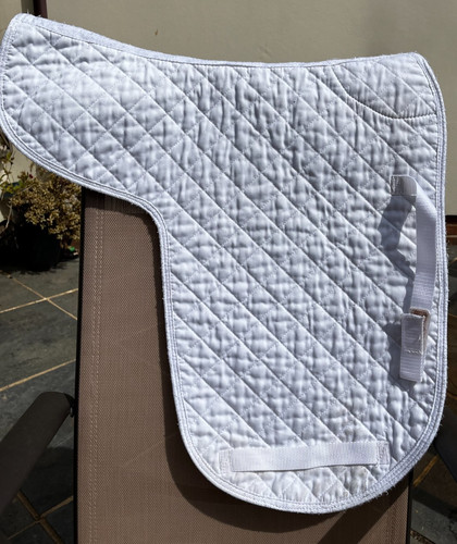 White dressage numnah full - white,