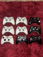 9x Microsoft Xbox 360 Wireless Controller Bundle Joblot Spares Or Repairs